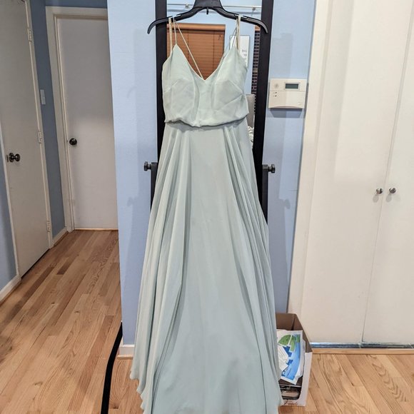 Jenny Yoo Inesse Dress, Morning Mist, Size 2 - Picture 2 of 5